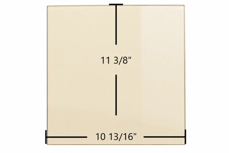 Jotul F 145 Replacement Ceramic Glass Panels – 10 13/16" x 11 3/8"