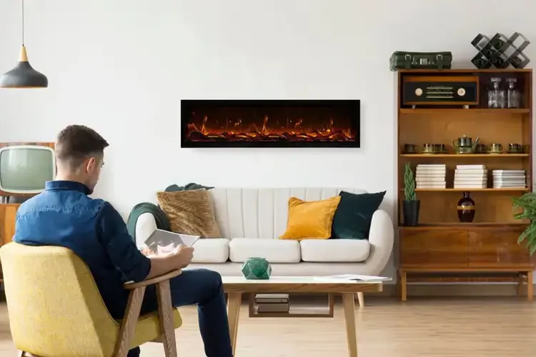 Symmetry XT Bespoke Electric Fireplace by Amantii