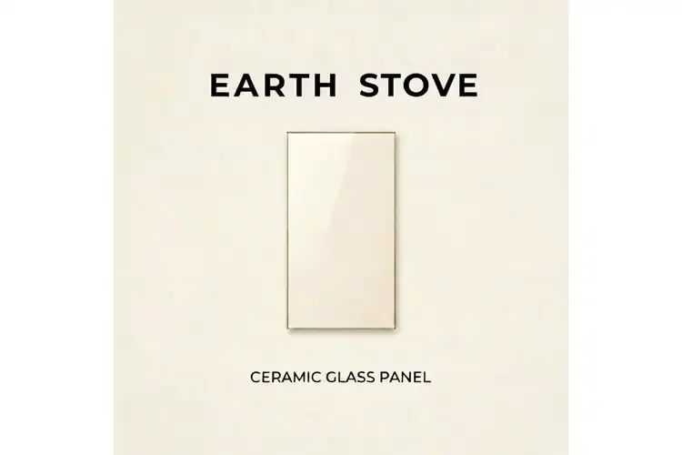 Earth Stove BV400C Side Ceramic Glass Panel – 4" x 8 3/4"