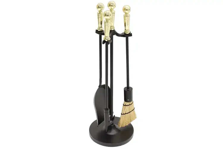 Holden 3-Piece Mini Tool Set in Black & Polished Brass