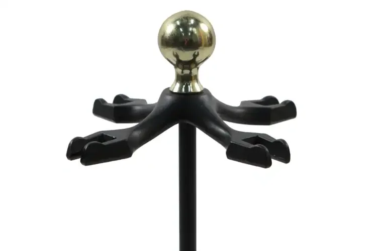 Paxton 4-Piece Mini Fireplace Tool Set in Brass and Polished Brass with Decorative Handles