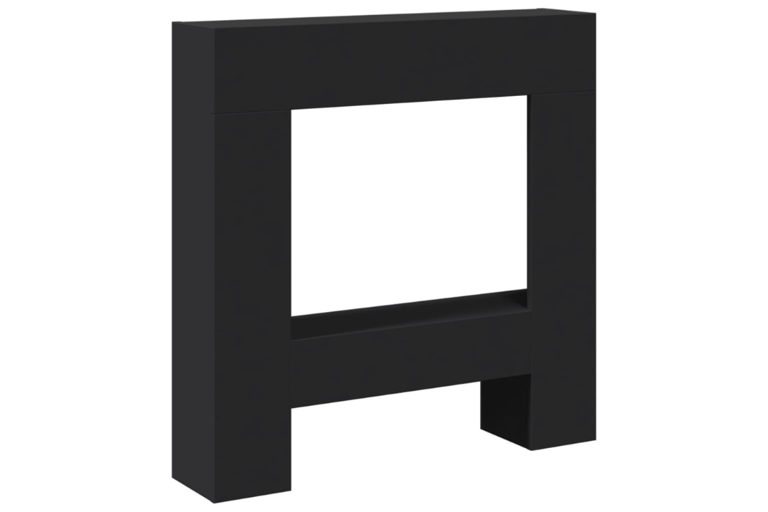 Fireplace Surround 81 x 18 x 82 cm in Black Oak