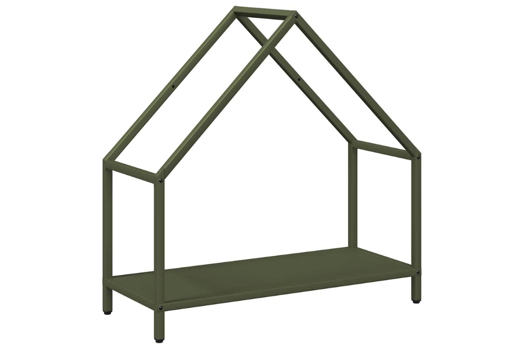 Firewood Rack 60 x 25 x 60 cm in Olive Green