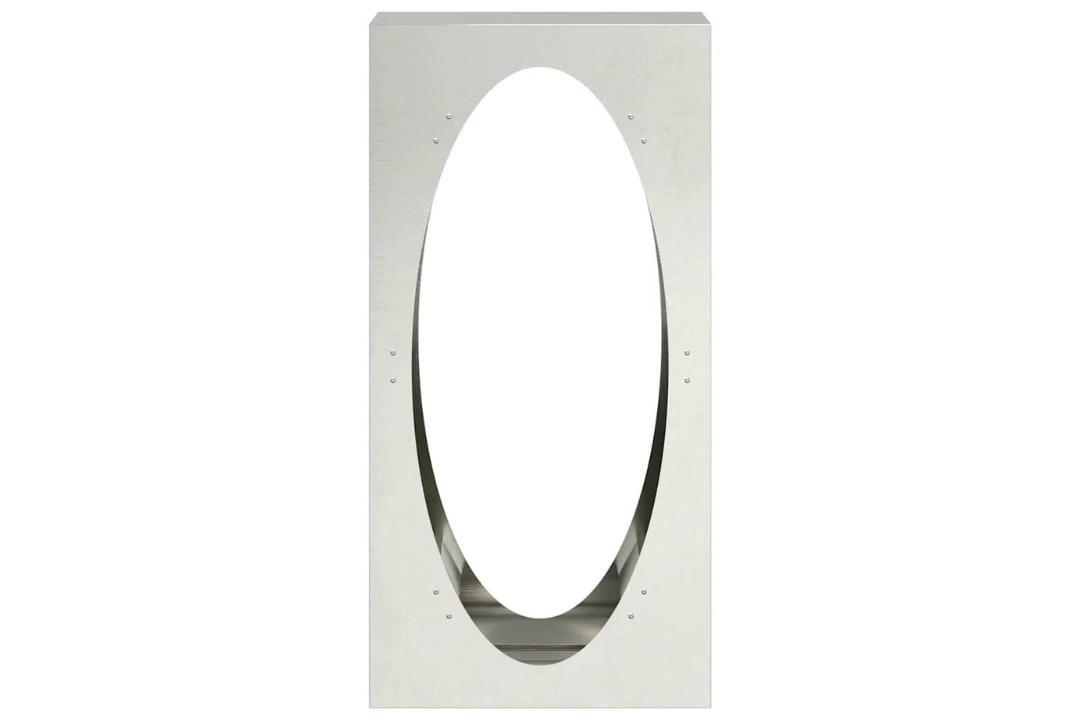Corrosion-Resistant Firewood Rack 50 x 23 x 100 cm in Stainless Steel