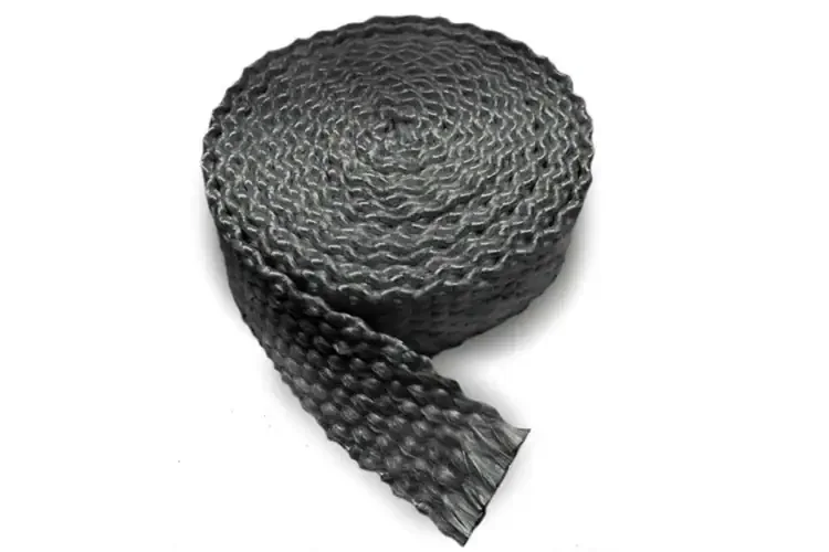 5/8" Flat Wood Stove Tape Gasket In Black | 5 ft and 7 ft