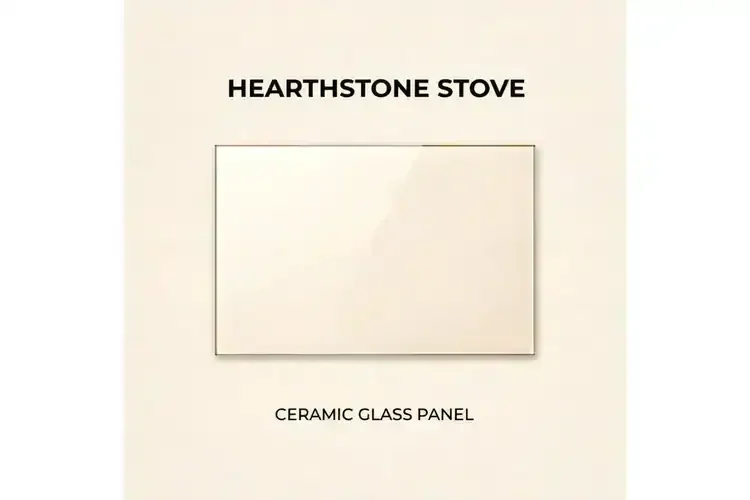 Hearthstone Castleton 8030 Ceramic Glass Panel - 15 5/16" x 9 7/16"