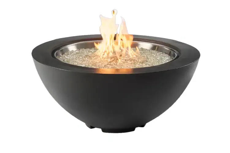 Cove Midnight Mist 42" Round Gas Fire Pit Bowl