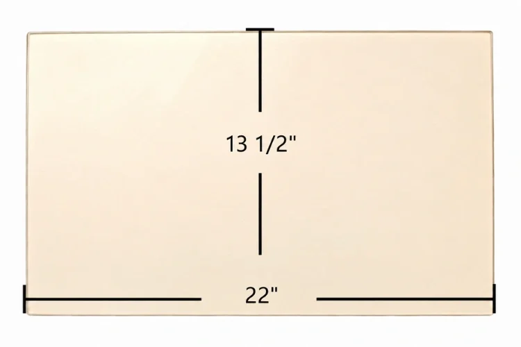 Regency WarmHearth ZZ2410L Ceramic Glass Panel – 22" x 13 1/2"