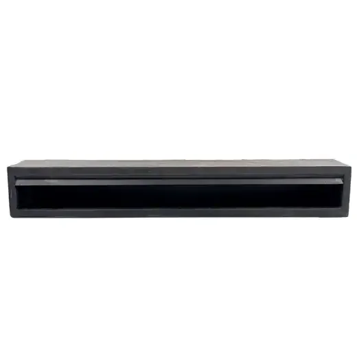 Back View Banded Thermastone Mantel Shelf