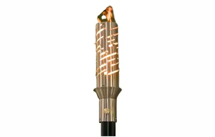 Comet Style Stainless Steel Gas Tiki Torch Head – Elegant Outdoor Lighting