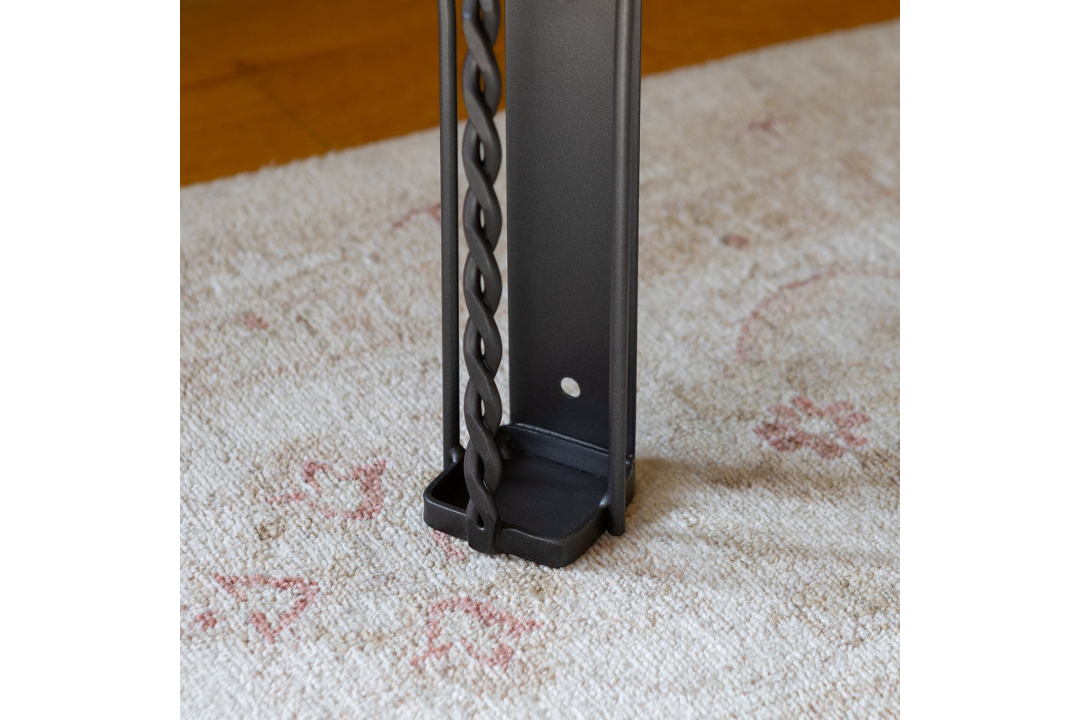 Twisted Rope Match Holder Made of Solid Wrought Iron