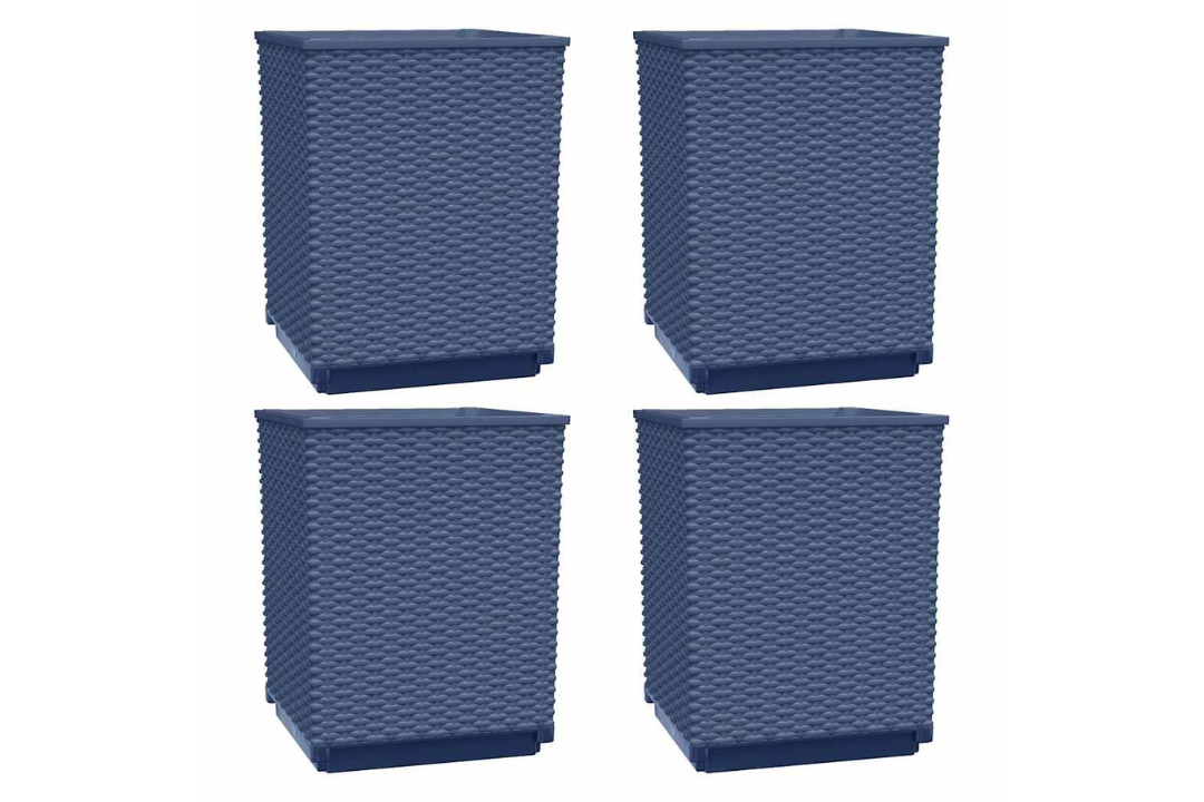 Planters 4 pcs Decorative Inlays in Blue Grey