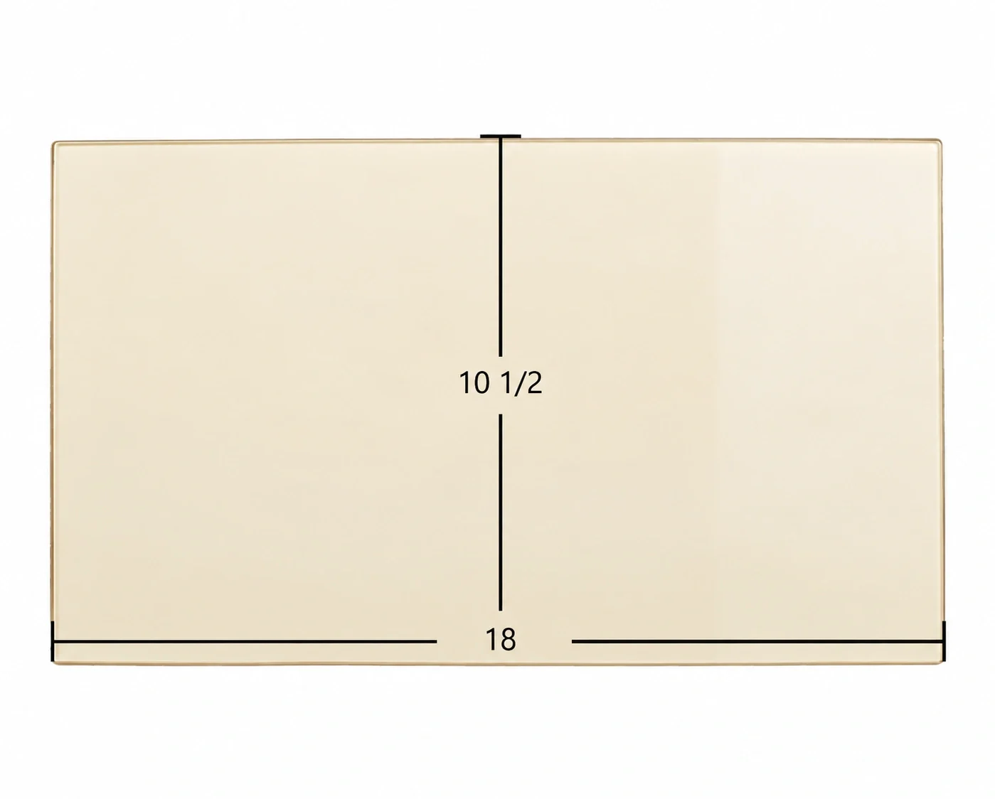 Jotul Alpha Replacement Ceramic Glass Panels – 18" x 10 1/2"