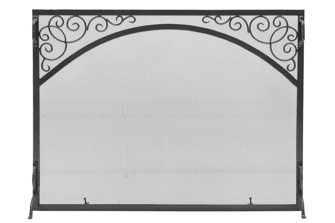 Sterling Flat Fireplace Screen in 44" W x 33" H