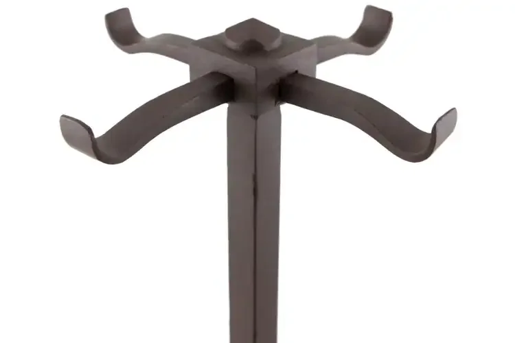English Country Fireplace Tool Set Yoke in Roman Bronze