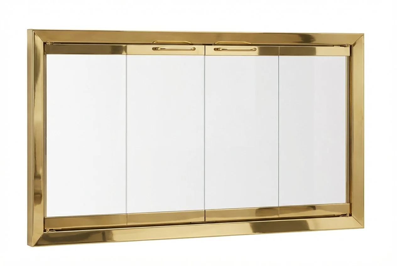 PolishedBrass-RainbowDoor-NadiasFireplaceTips-SideView