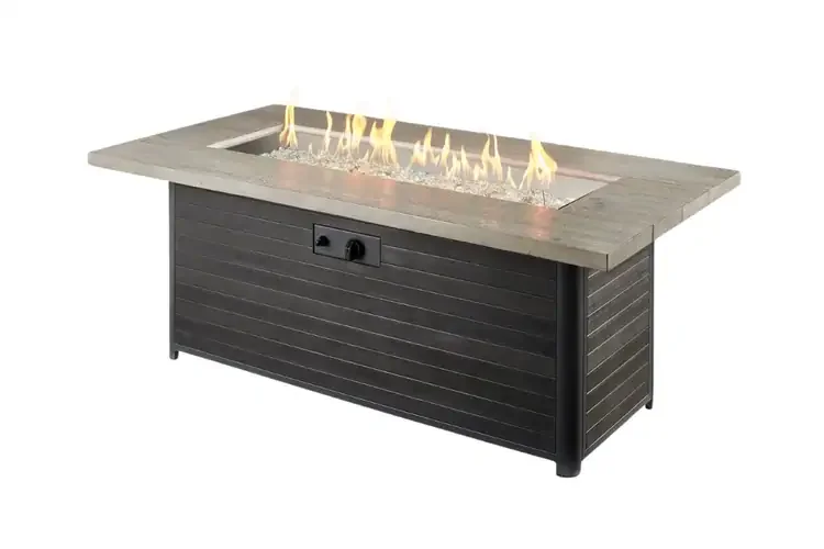 61" Cedar Ridge Linear Gas Fire Pit Table