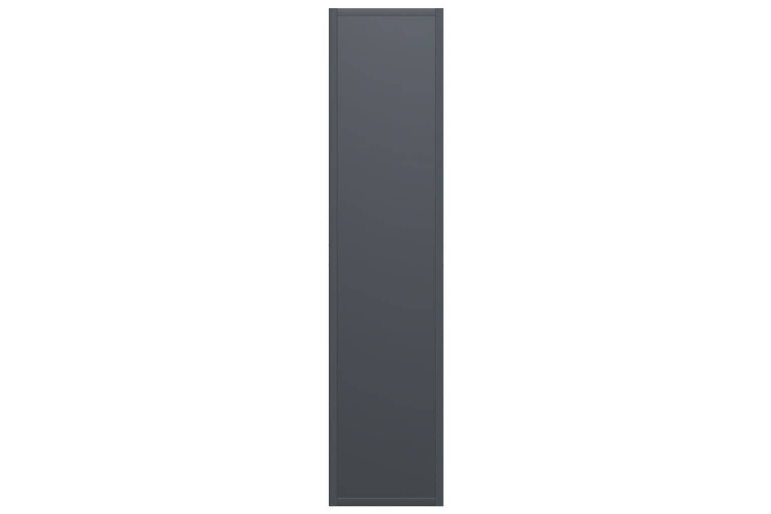 Space-Saving Firewood Rack 50 x 23 x 100 cm in Anthracite Made of Cold-Rolled Steel
