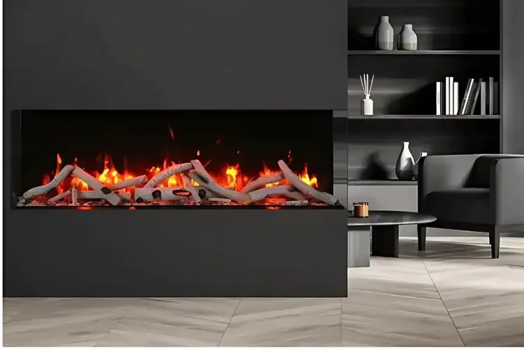Amantii True View Slim Smart Electric Fireplace