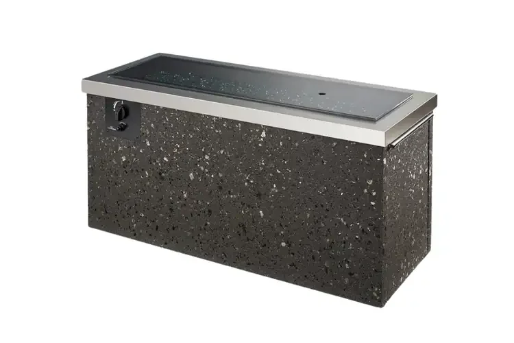 Key Largo 48" Linear Gas Fire Pit Table Cover Included