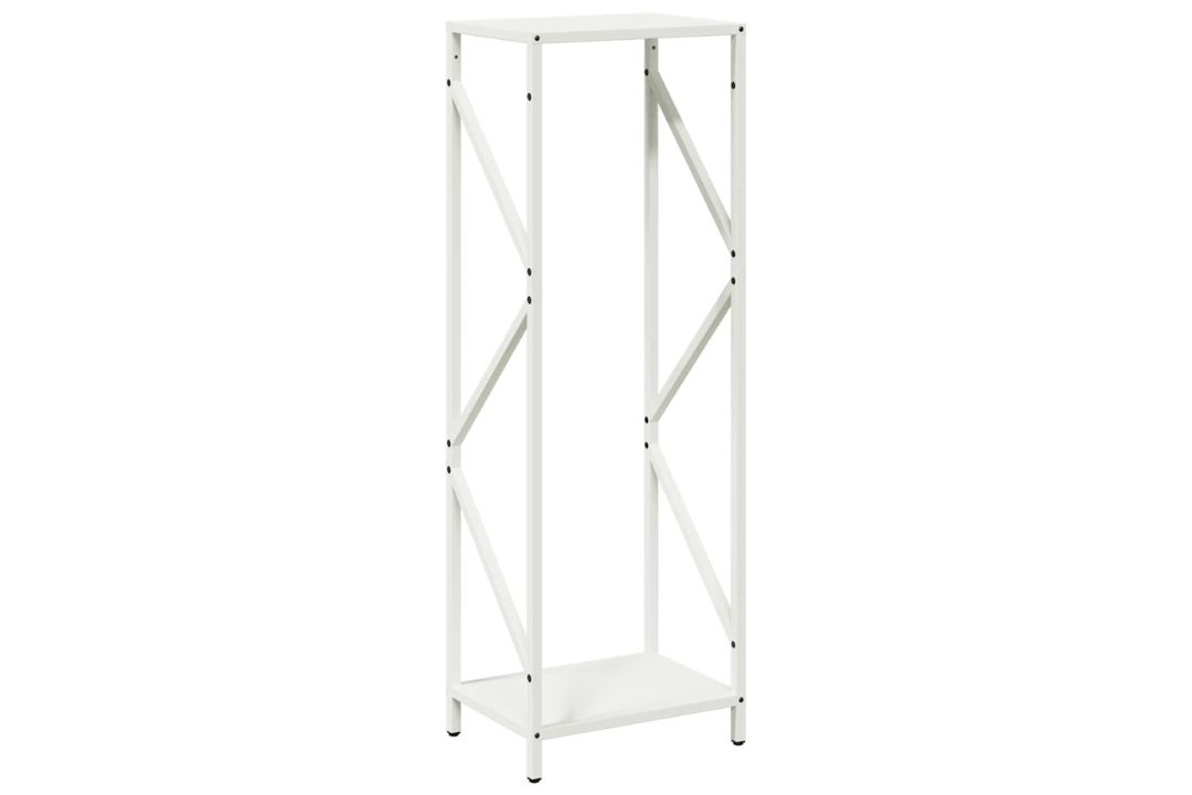 Firewood Rack 34 x 25 x 100 cm in White