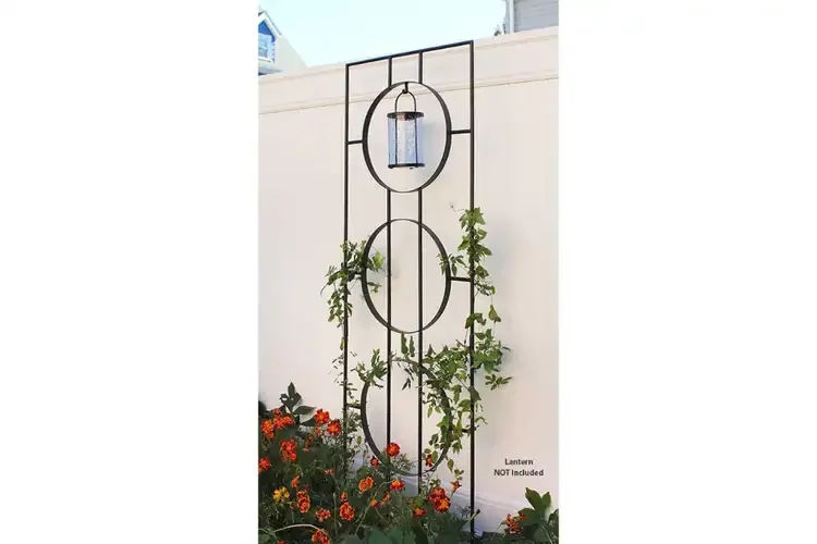 Samsara Trellis With Three Simple Rings Embody the Cycle of Life
