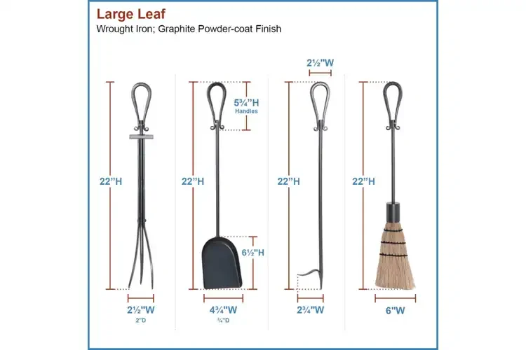Loop Fireplace Tool Set Detailed Information