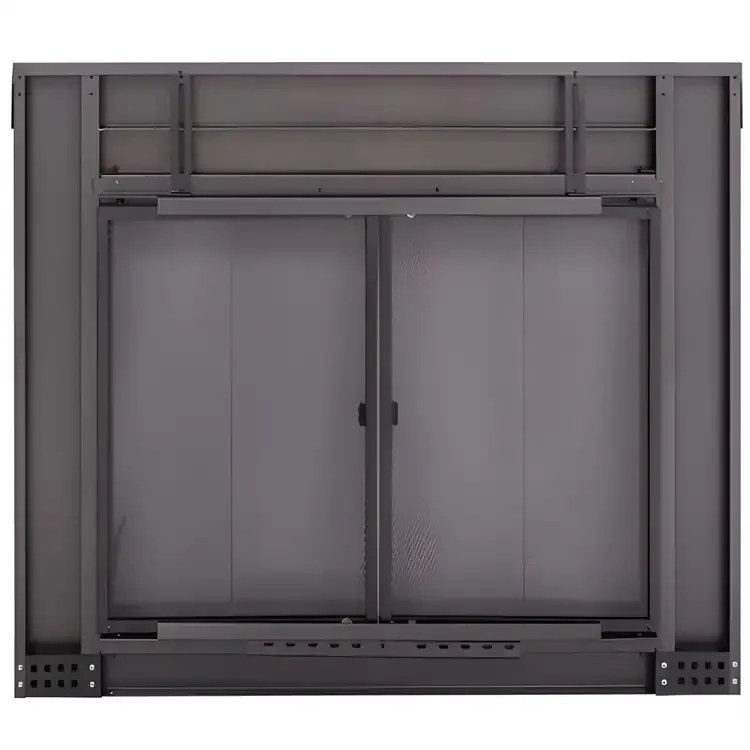 Armitage Fireplace Glass Door Backview Of Frame