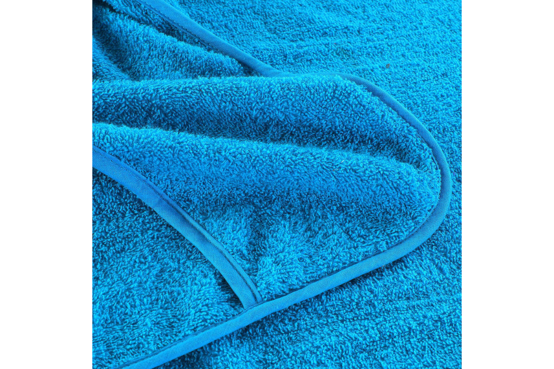 Quick-Drying Beach Towels 4 pcs – 60 x 135 cm in Turquoise with 400 GSM Cotton Blend