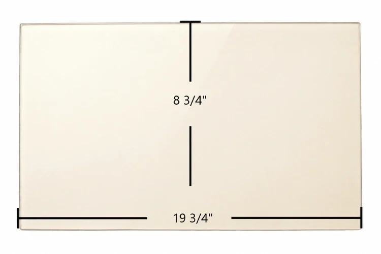 Vogelzang Mountaineer VG650ELG Ceramic Glass Panel – 19 3/4" x 8