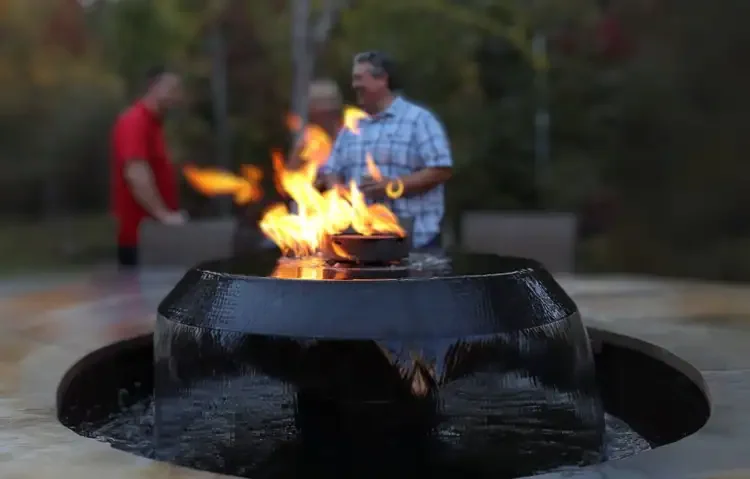 HPC Evolution 360 Hammered Copper Fire and Water Bowl