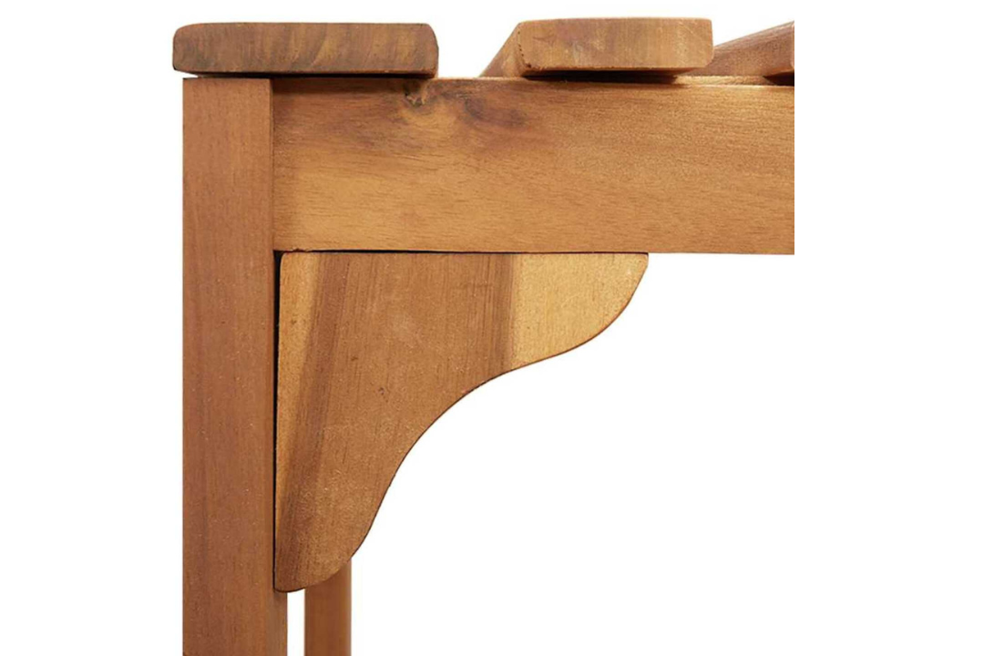 Minimalist Hot Tub Surround – Square Build from Solid Acacia Wood in 250 x 250 x 55.5 cm