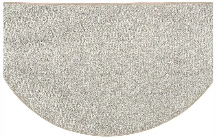 Cozy II Khaki Half Round Olefin Hearth Rug