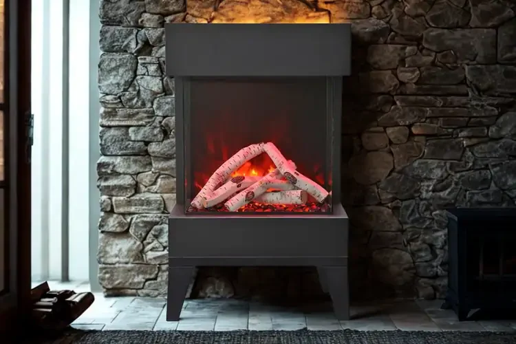 Amantii Cube 2026WM Lumina Freestand Electric Fireplace