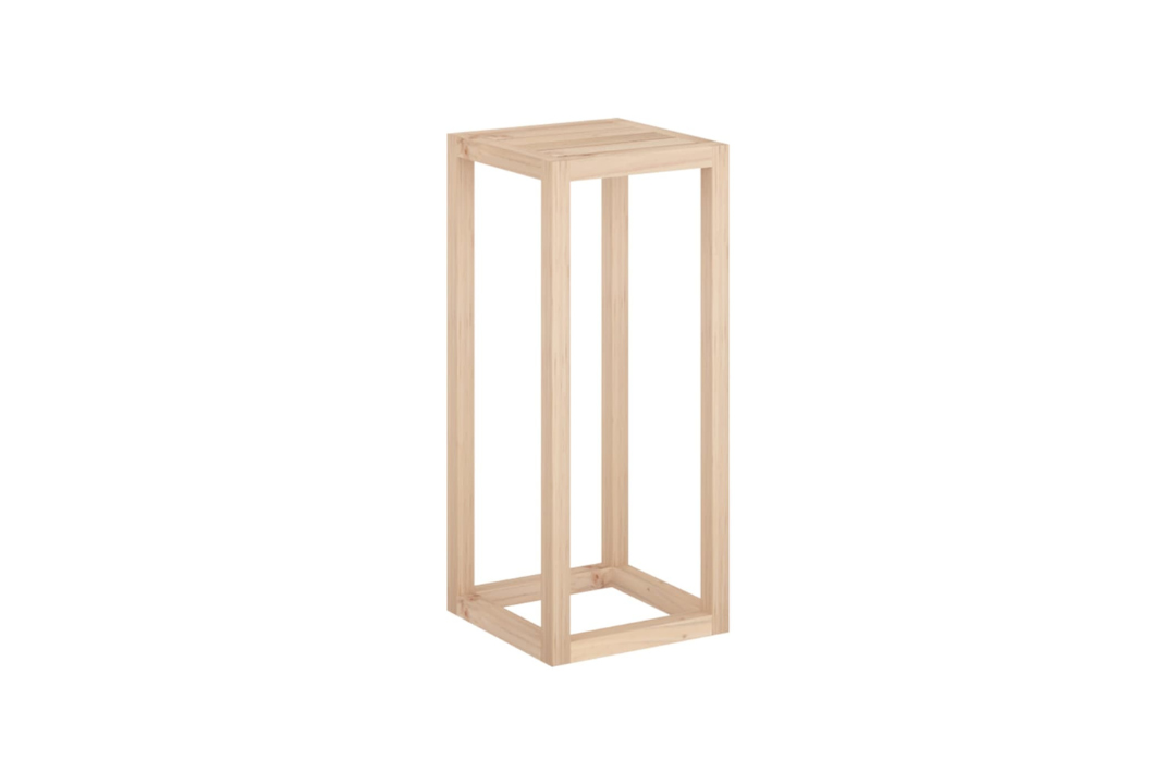 3 Piece Plant Stand Set – Solid Pinewood, Rustic Indoor & Outdoor Display in 80 CM