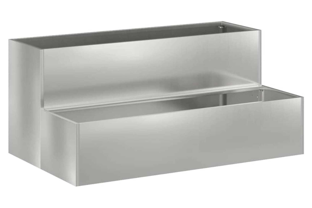 Heavy-Duty 2-Tier Galvanised Steel Garden Planter