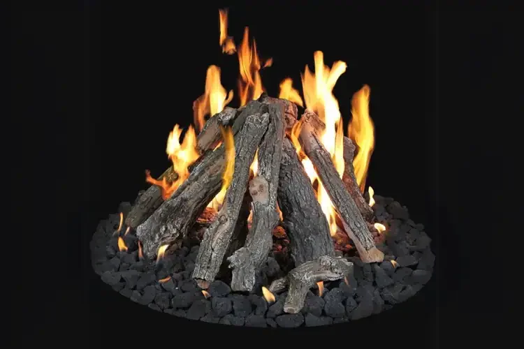 Grand Canyon 9-Piece Arizona Weathered Oak Fire Pit Log Set