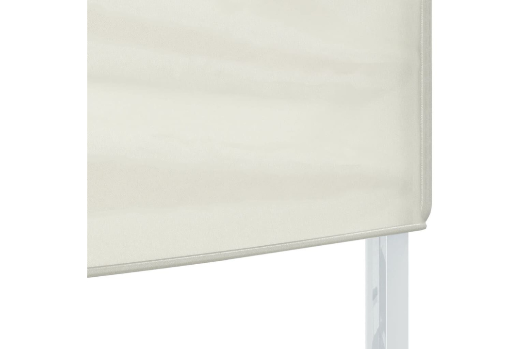 Sleek Folding Party Tent 3 x 6 m in Cream with 210D Oxford Fabric with Silver Coating