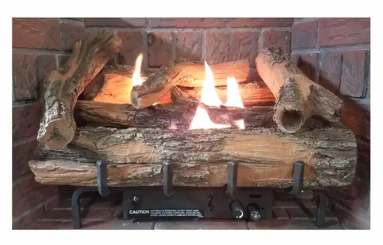 Everwarm Low Country Timber Ventless Gas Log Set