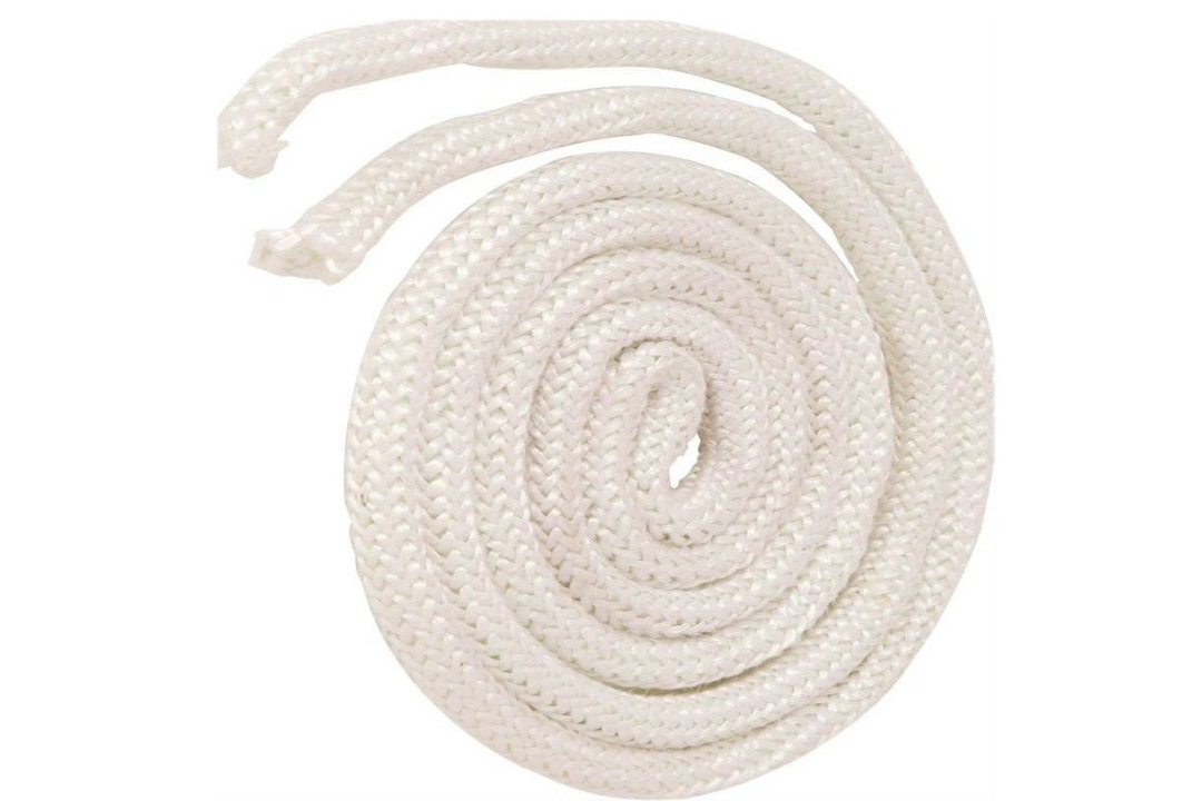 1/4"- 5/16" Round Fiberglass Gasket In White | 5 ft and 7 ft