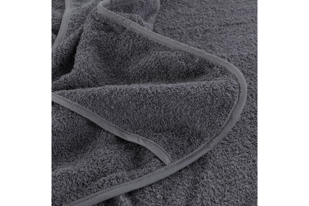 Beach Towels 2 pcs 75x200 cm Fabric 400 GSM in Anthracite Color