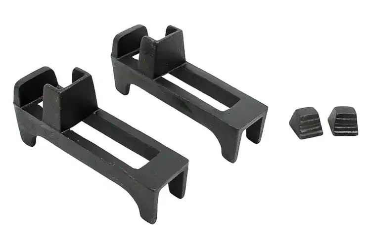 Fireback Feet Made of Cast Iron