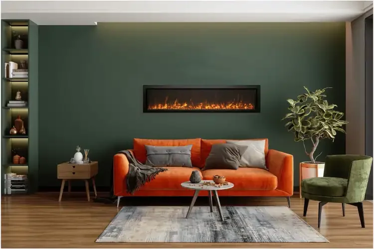 Amantii Panorama Built-In Extra Slim Smart Electric Fireplace