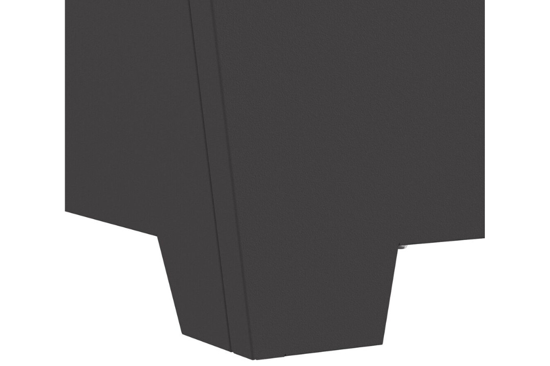 High-Quality Fire Pit Square 80 x 80 x 40 cm in Black Cold-Rolled Steel