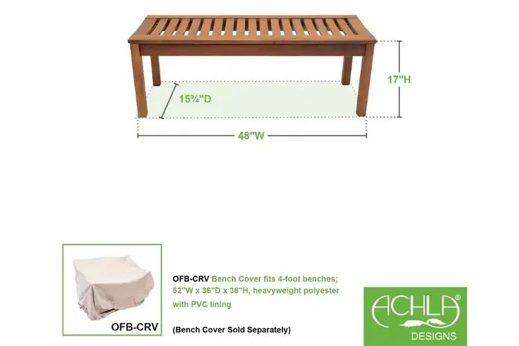 Backless Bench Specifications