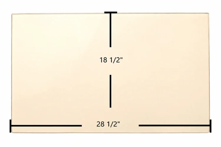 Regency P33-10 Ceramic Glass Panel – 28 1/2" x 18 1/2"