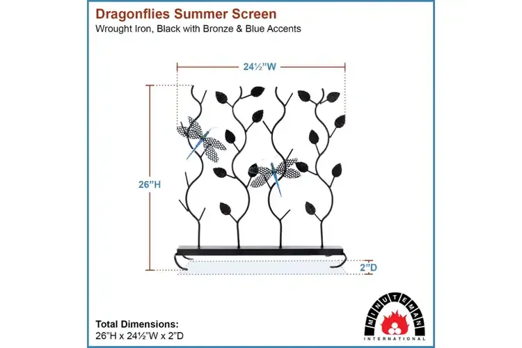 Dragonflies Fireplace Summer Screen SSB-04 (4).webp