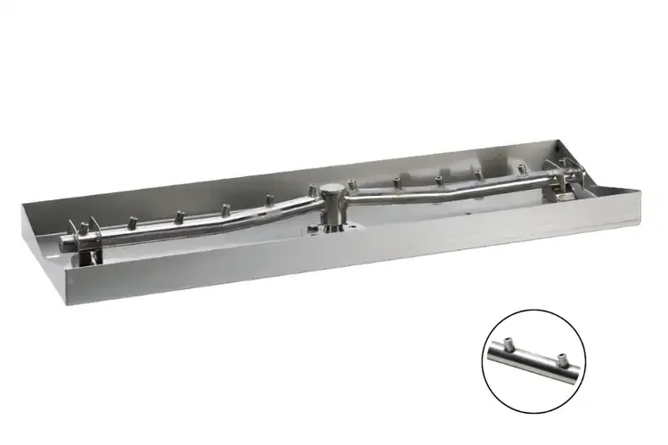 HPC Linear Burner Stainless Steel with Pan