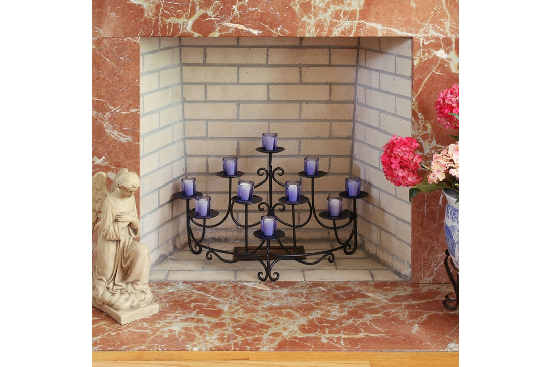 Spandrels Hearth Candelabras