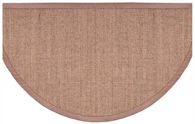 Sunset Red Natural Sisal Fireplace Hearth Rug